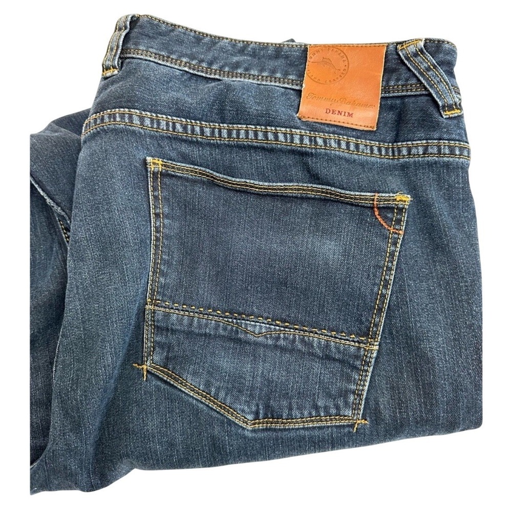 Tommy Bahama Sand Drifter Jeans 40/32 Dark Wash Authentic Straight Leg Denim
